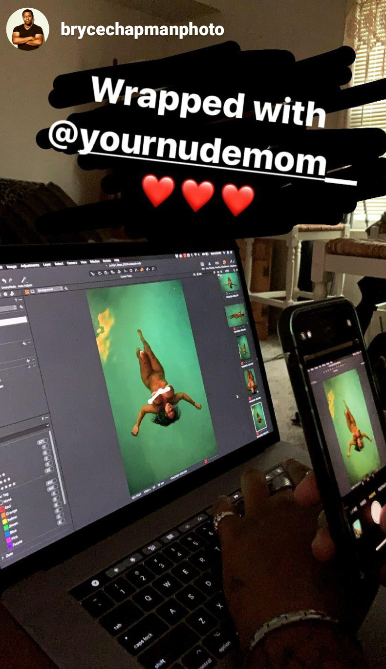 lilanew:yournudemom:A few BTS shots of my shoot today? Yes? Yes.I fucking love her smile￼