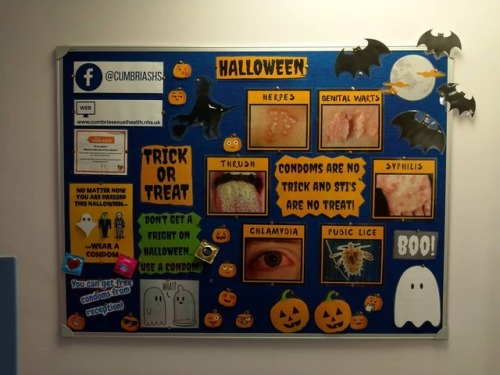 God bless Derwent Clinic, and their charming yet horrific Halloween themed display! #gettestedkids #knowyourstatus  https://www.instagram.com/p/BphFiZDgnyk/?utm_source=ig_tumblr_share&igshid=16kqgr97uo76i