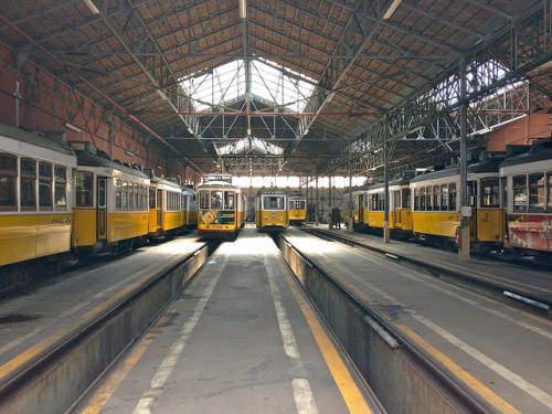 Porn photo mylxlisboa:  Lisbon, Tram Museum (Carris)