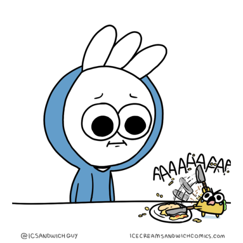 icecreamsandwichcomics:I’m actually having tacos again for the second night in a row