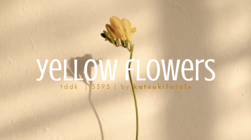 trumpet-geek:yellow flowers [bnha, tododeku]rating — mtags — future fic, established rel