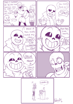 lunaartgallery:  Reminder: Frisk is mute in this Au, also this is one my favorite comics I’ve drawn. Support my Patreon~!  