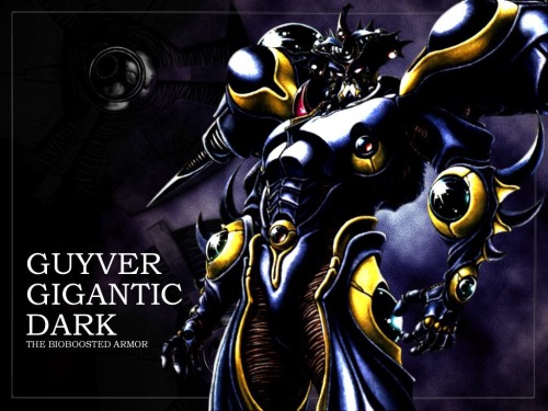 Guyver suits from the manga/anime Bio-Booster Armor Guyver.