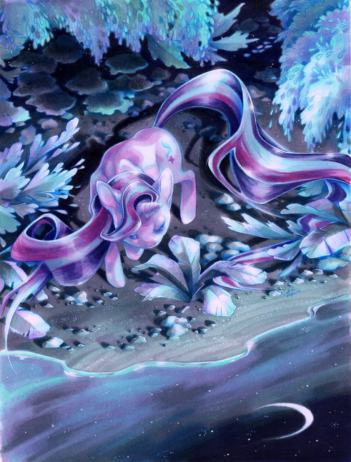 texasuberalles: fleebites:  these prints are now available in my store! Princess Celestia Princess Luna Sunset Shimmer Starlight Glimmer Chrysalis more art, prints, printed comics and pdfs  fleebites 