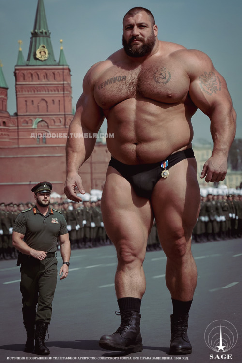 Soviet Titan At Victory Day Military Parade. Moscow, 1960.