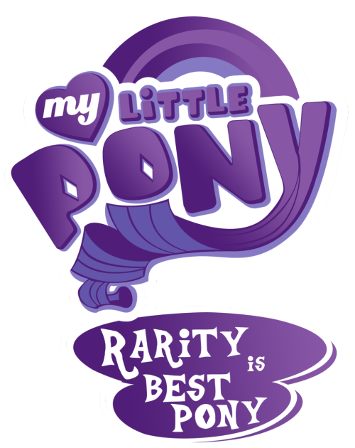 awthredestim:  Fanart - MLP. My Little Best Pony Logo by ~jamescorck Good thing tumblr put its shit together again!  I’ve noticed this season has a distinct lack of Rarity. But we still have some un-synopsised episodes to go…