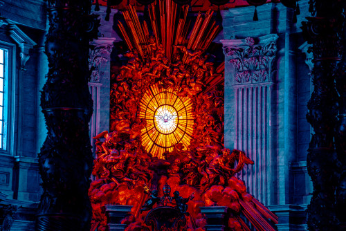 ff2941: Red Lights : Vatican  Architectural photography by Aishy source: www.behance.net/gal