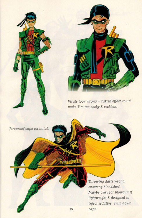 lauralot89: mirrorfalls:  shobogan:  discowing:  charactermodel:  Robin: art by Tom Lyle with design