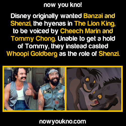 chavirabby:  nowyoukno:  Now You Know more about The Lion King! (Source)  Because this movie is the best movie for every fucken generation to ever inhabit this earth 