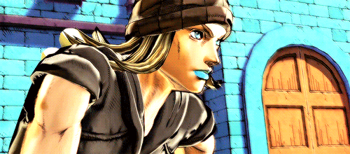 buttcanine:  Spin Spin!   go go zeppeli
