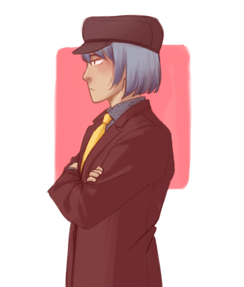today, i wanted to draw a little hat and franziska actually owns this one sooo