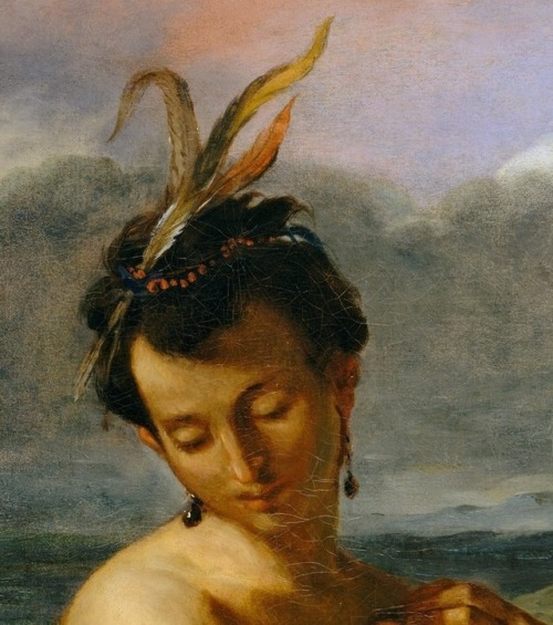 The Natchez (detail) by Eugène Delacroix, c. 1823-24.