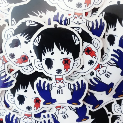 xxyokaisekaixx: Eva Pilot Stickers also available as a set or individually at @AnimeExpo AA table F4