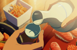 shokugekis:  Food in Kimi no Na wa.