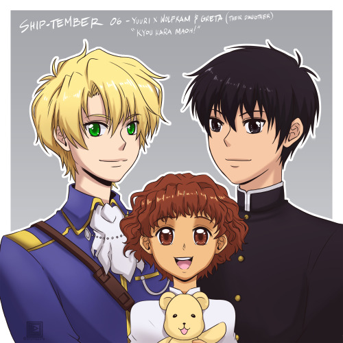 Project: SHIP-Tember 06I know I drew them before, but this time I drew them with their daughter. The