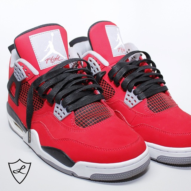 lace up jordan 4