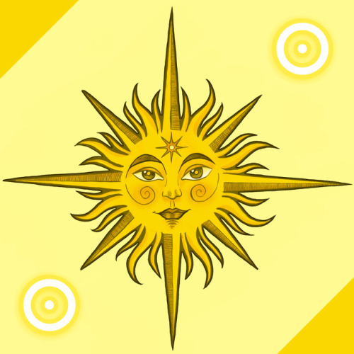 I’ve always wanted to draw a sun in this style, this challenge was the perfect occasion.