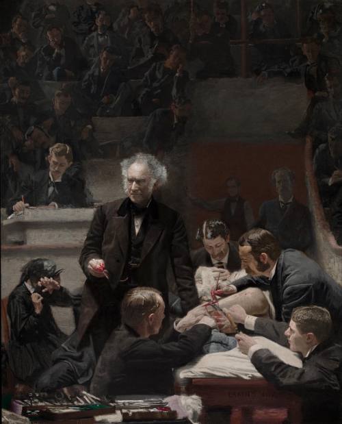 Friday inspiration with Thomas Eakins&rsquo; The Clinic of Dr. Gross, 1875. This painting is imp