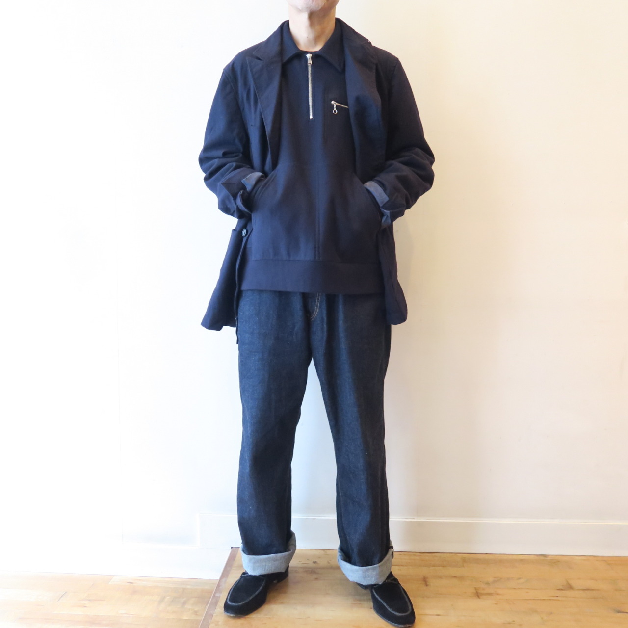 Out Of Style Half Zip Sweat Shirt Out Of Style Half Zip Sweat Shirt