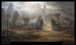 thecyberwolf:  Middle-Earth: Shadow of Mordor - Concept Art Created by James Paick / Find this artist on Website - Blogspot