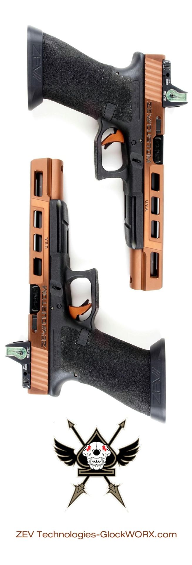 hellcattactical:  #HellCat_gunsZEV Technologies Glock 17L Bronze