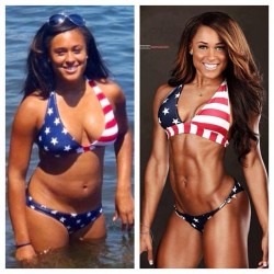 God bless America. Amazing transformation.  Set your goals and