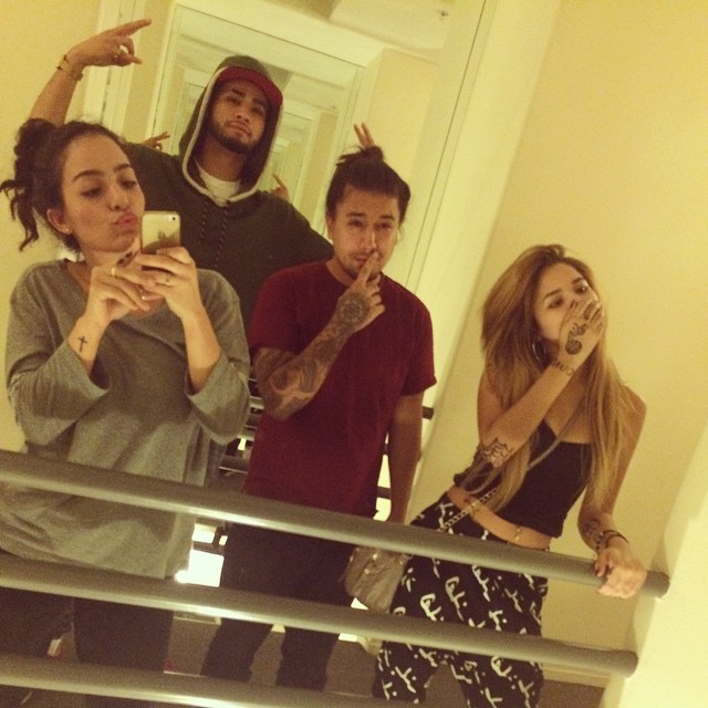villegas-news:  jasminevillegas: Late night runs and sharpie tatts 😈❤️