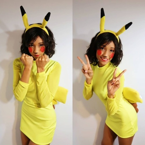 A Pikachu look #pikachu #pikachucosplay #pokemon #pokemoncosplay #anime #animegirl #animecosplay #ka