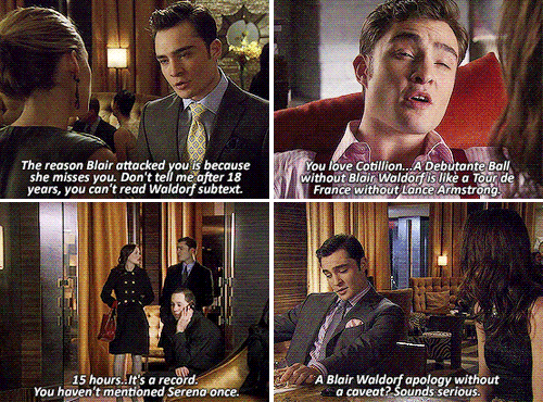Chuck + Knowing Blair Better Then He Knows...