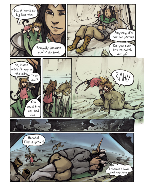 chirault:Here’s the 2-page short story that goes at the end of Volume 1! Should Volume 2′s Kickstart