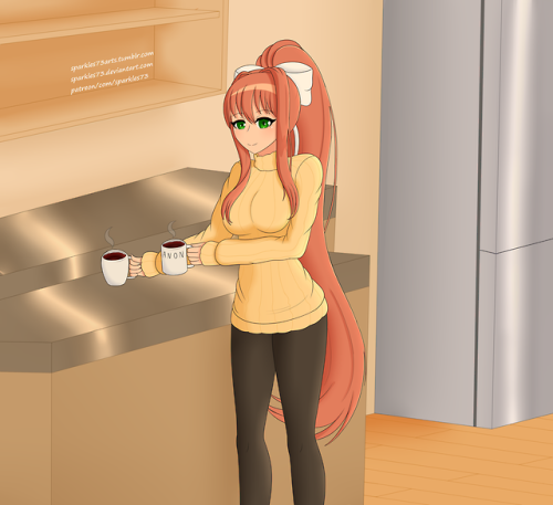 sparkles73arts: Hey everyone, I had another idea for a picture with Monika. Have a great day! My Pat