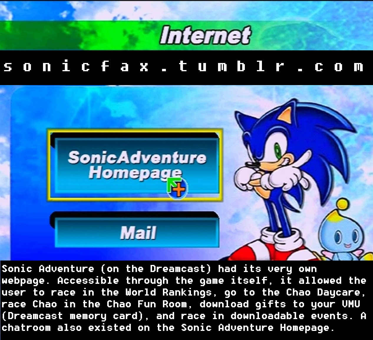 sonic adventure dreamcast online sonic adventure dreamcast online