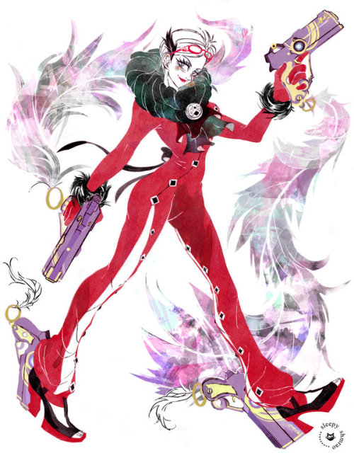 sleepyshmrao:  Been wanting to draw her ever since I drew Bayonetta! Here she is! the Umbran Heiress Jeanne! 