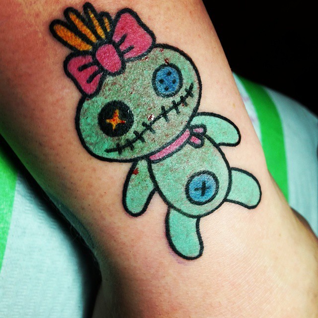 LILO and Stitch stick 'em up with - Phoebus Tattoos Studio