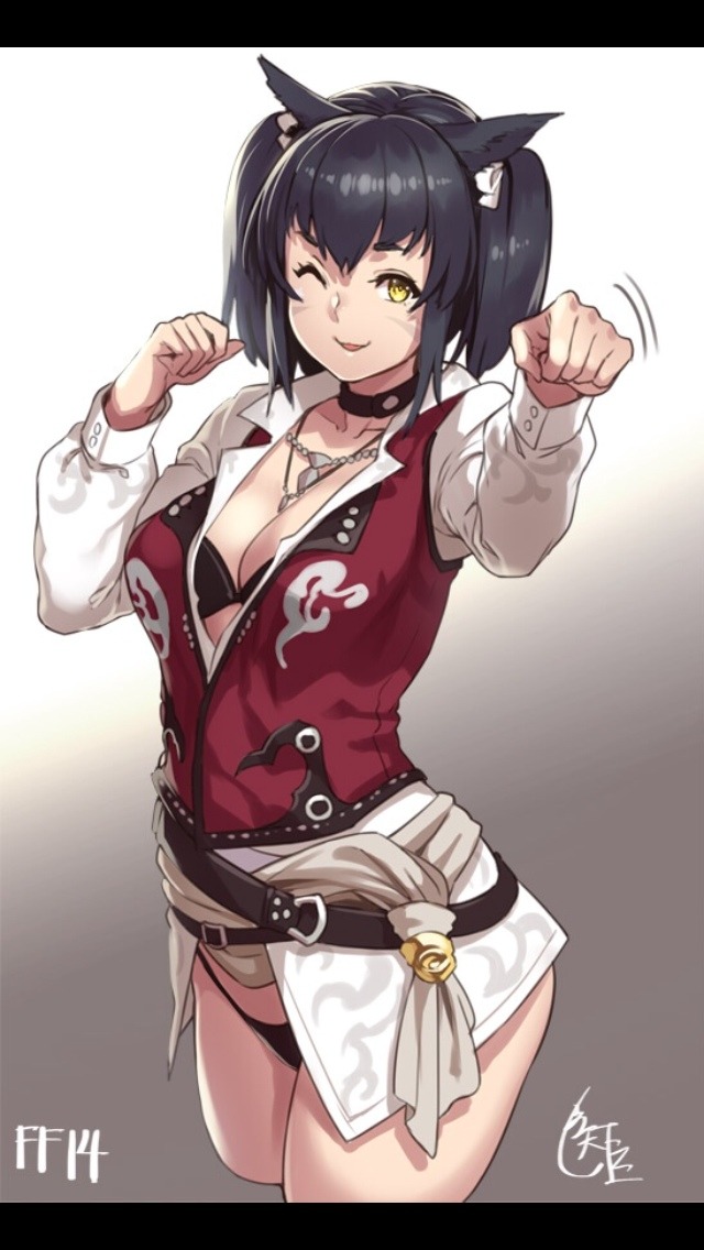 lovely-cat-girls:  Http://lovely-cat-girls.tumblr.com  Request (small breast)