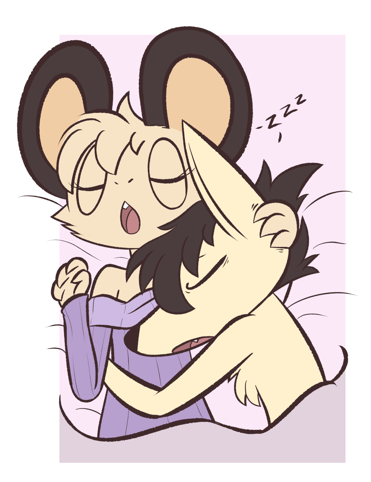 theartmanor:Your boob was comfy that night.&lt;3