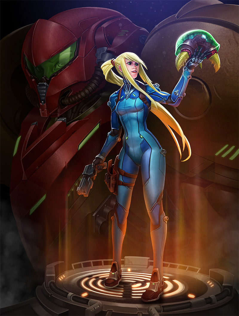 Samus Aran Fan Art Created By Rayph