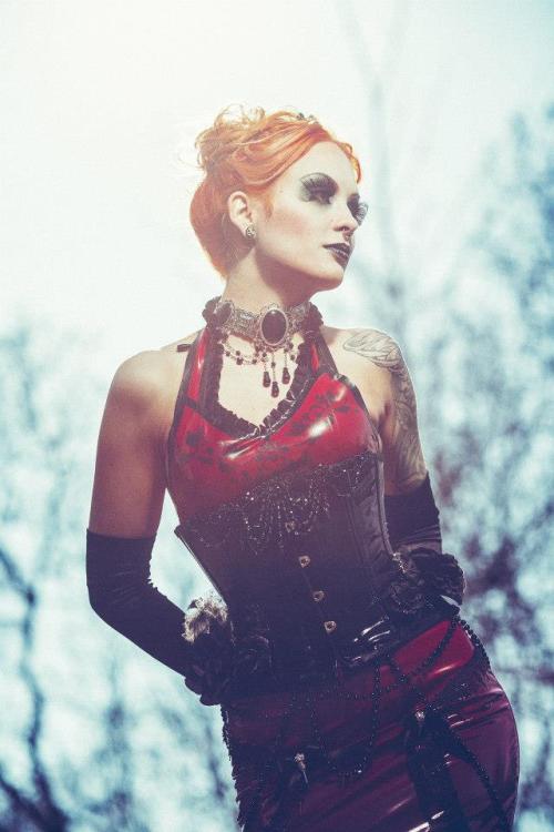 gothicandamazing: Model and clothing designer VertinaPhoto Petri Mast PhotographyMUA and hair Monste