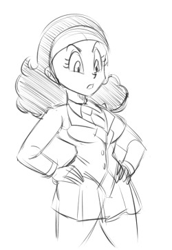 Did a buncha sketches based off Videl’s