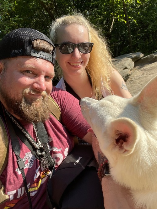 It was a beautiful summer evening for a date night hike with my girls, Astrid had