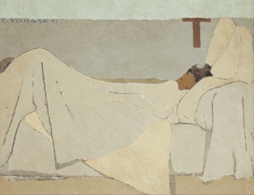 Edouard Vuillard, In Bed (detail), 1891
