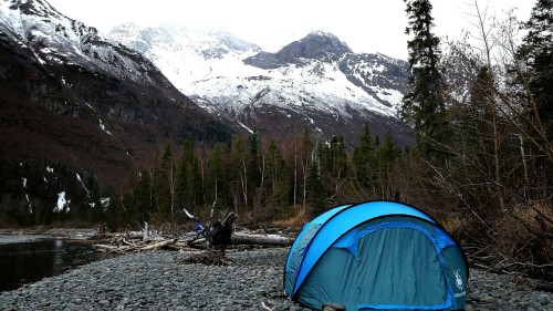 zsandcoffee:  Hiked out to Echo Bend at Crow Pass yesterday. Chilly, but beautiful.