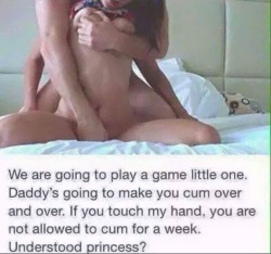 sweet-princess-dream:  Yes, Daddy   