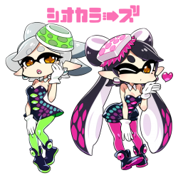 chanxco:  シオカラーズ   cuties~ &lt;3