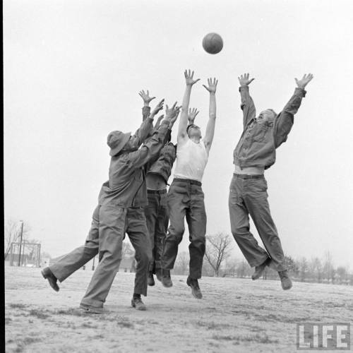 Playing “socco” at Fort Belvoir(William C. Shrout. 1942)