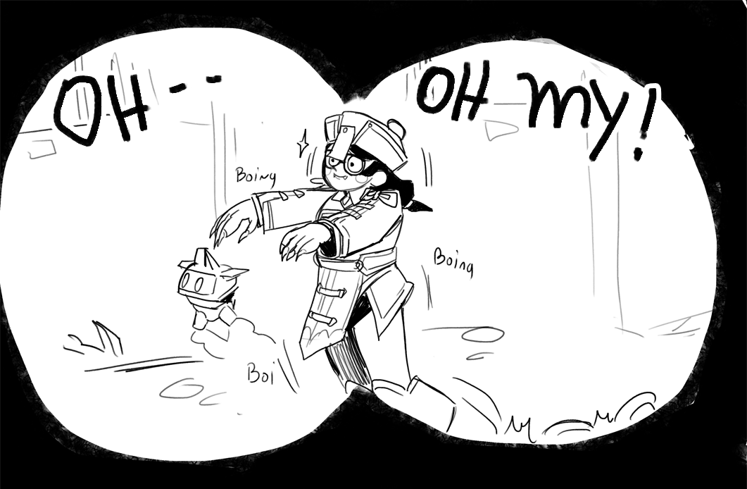 pcate:everyone’s reaction to Mei’s emote amirite