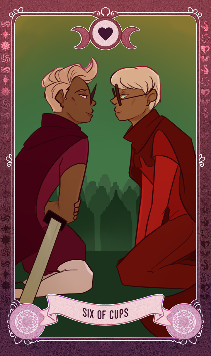 act6tarotproject: THE ACT 6 TAROT ANTHOLOGY: THE MINOR DECK (SIXES) Six of Wands