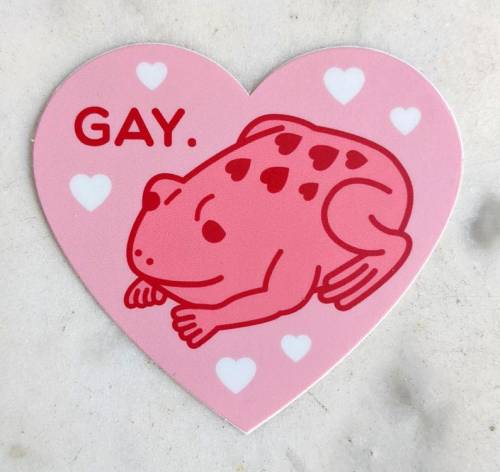 figdays:Gay Frog Sticker //StinkyPuppy