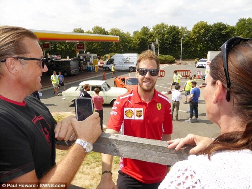 teamraikkonen: Sebastian Vettel with James May and Richard Hammond filming for “The Grand Tour