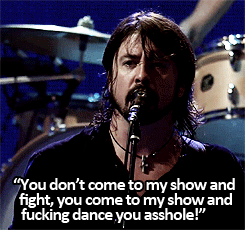 firstchapterofwisdom:  playwithkitty:  &lt;3   God I love the foo fighters 